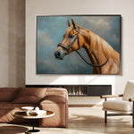 Horses 171 Canvas Art 90 x 60 cm / Stretched on hidden frame