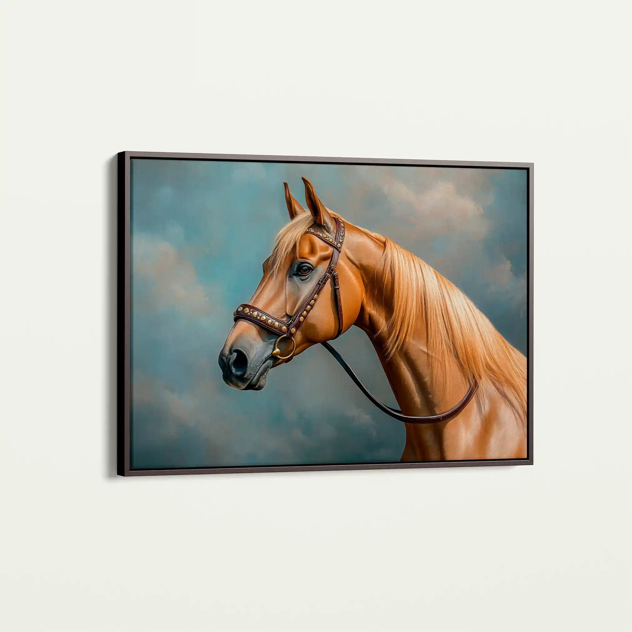 Horses 171 Canvas Art 90 x 60 cm / Stretched on hidden frame