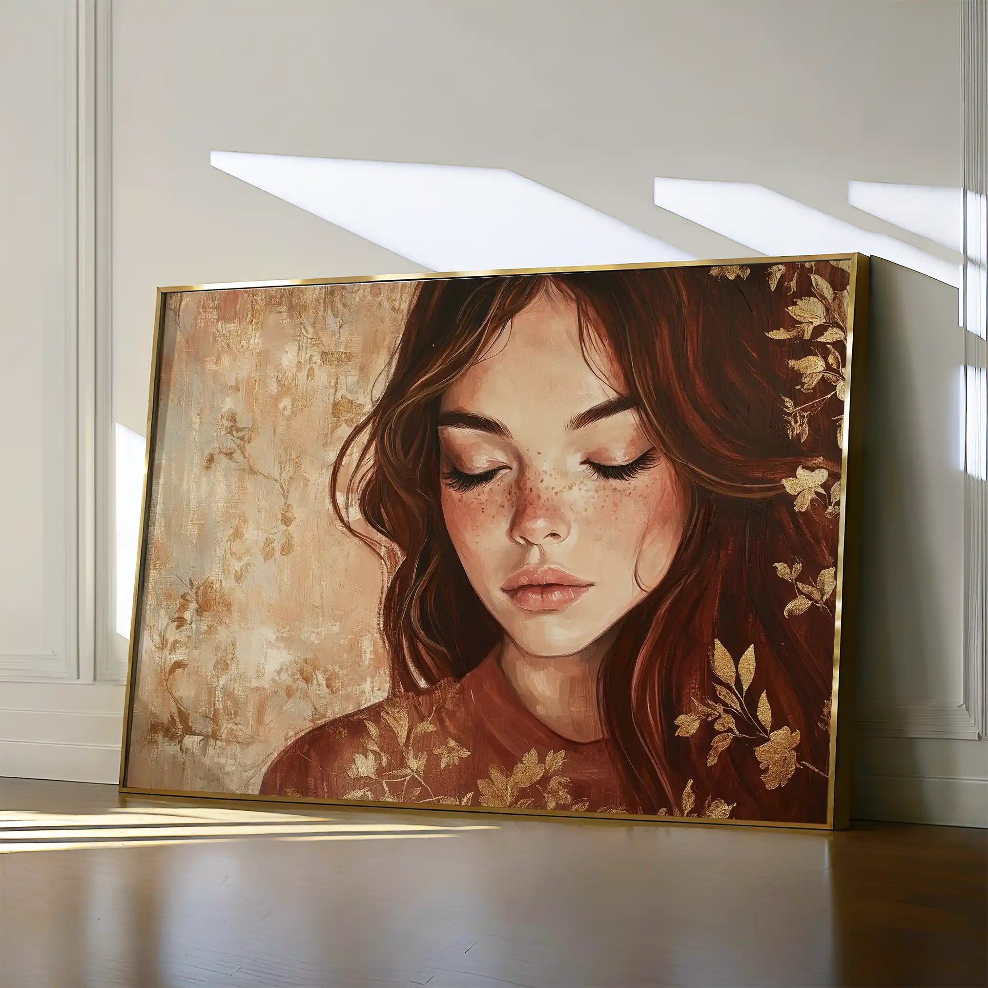 Portrait 171 Canvas Art 90 x 60 cm / Stretched on hidden frame