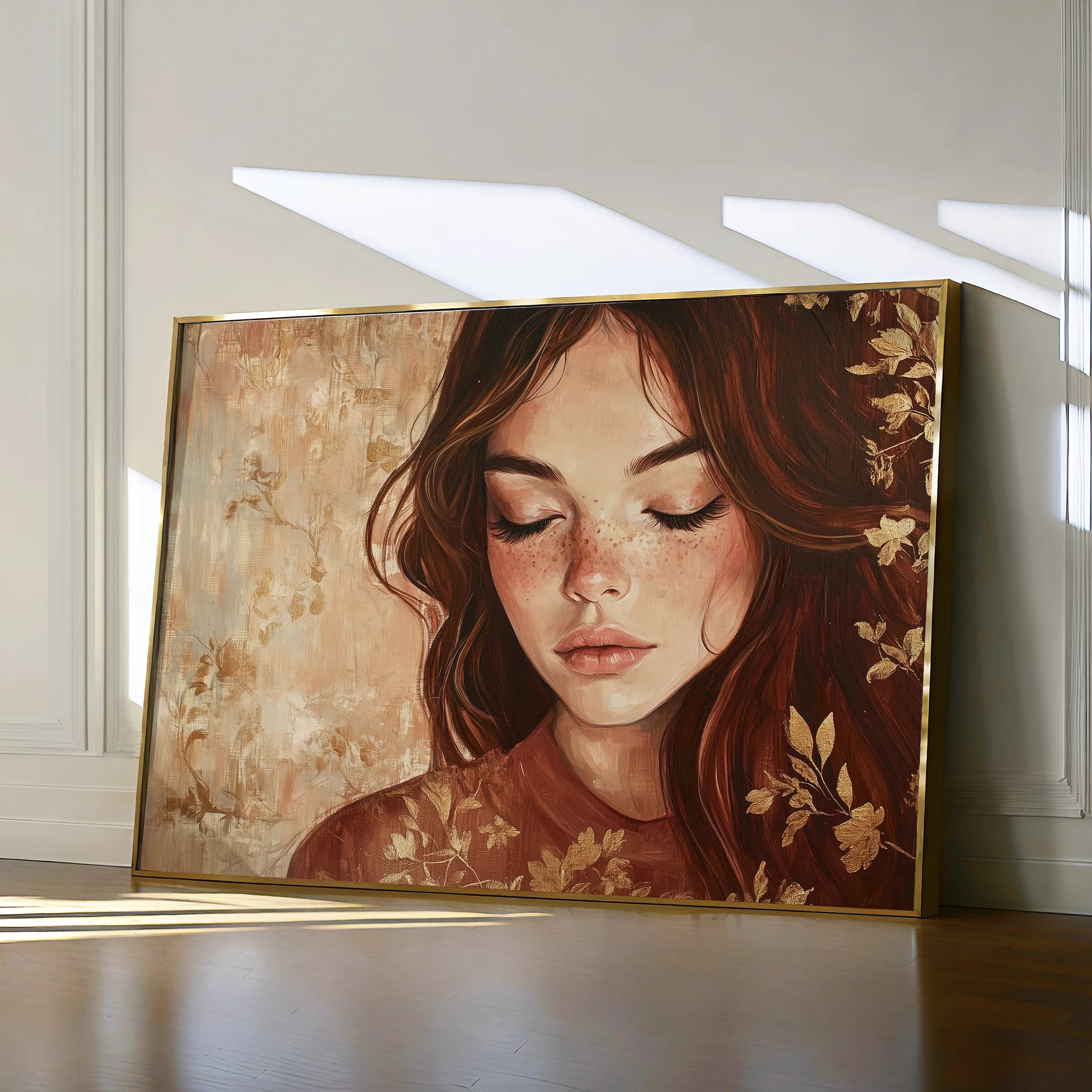 Portrait Canvas Wall Art WAD171-P 90 x 60 cm / Stretched on hidden frame
