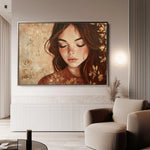 Portrait 171 Canvas Art 90 x 60 cm / Stretched on hidden frame