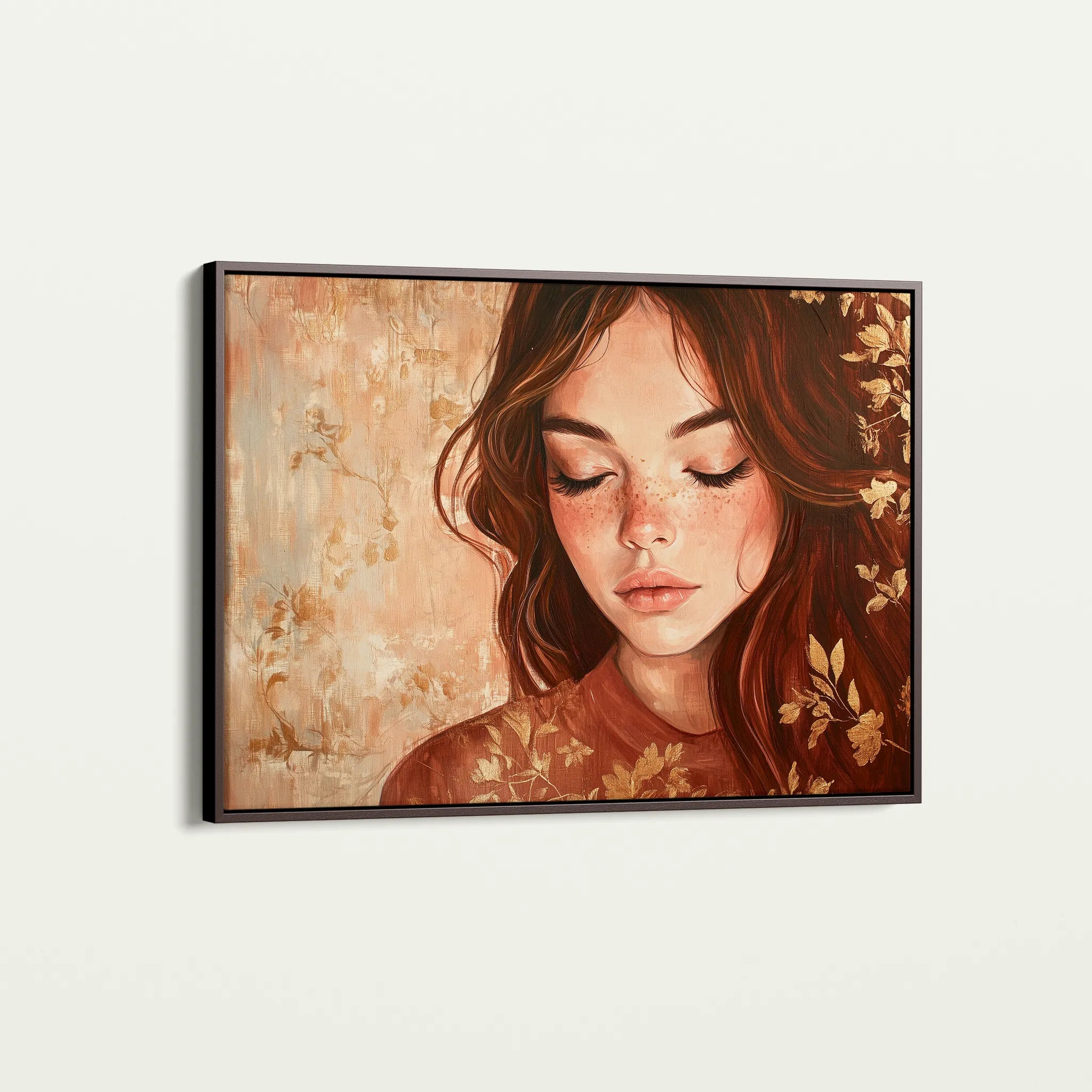 Portrait Canvas Wall Art WAD171-P 90 x 60 cm / Stretched on hidden frame