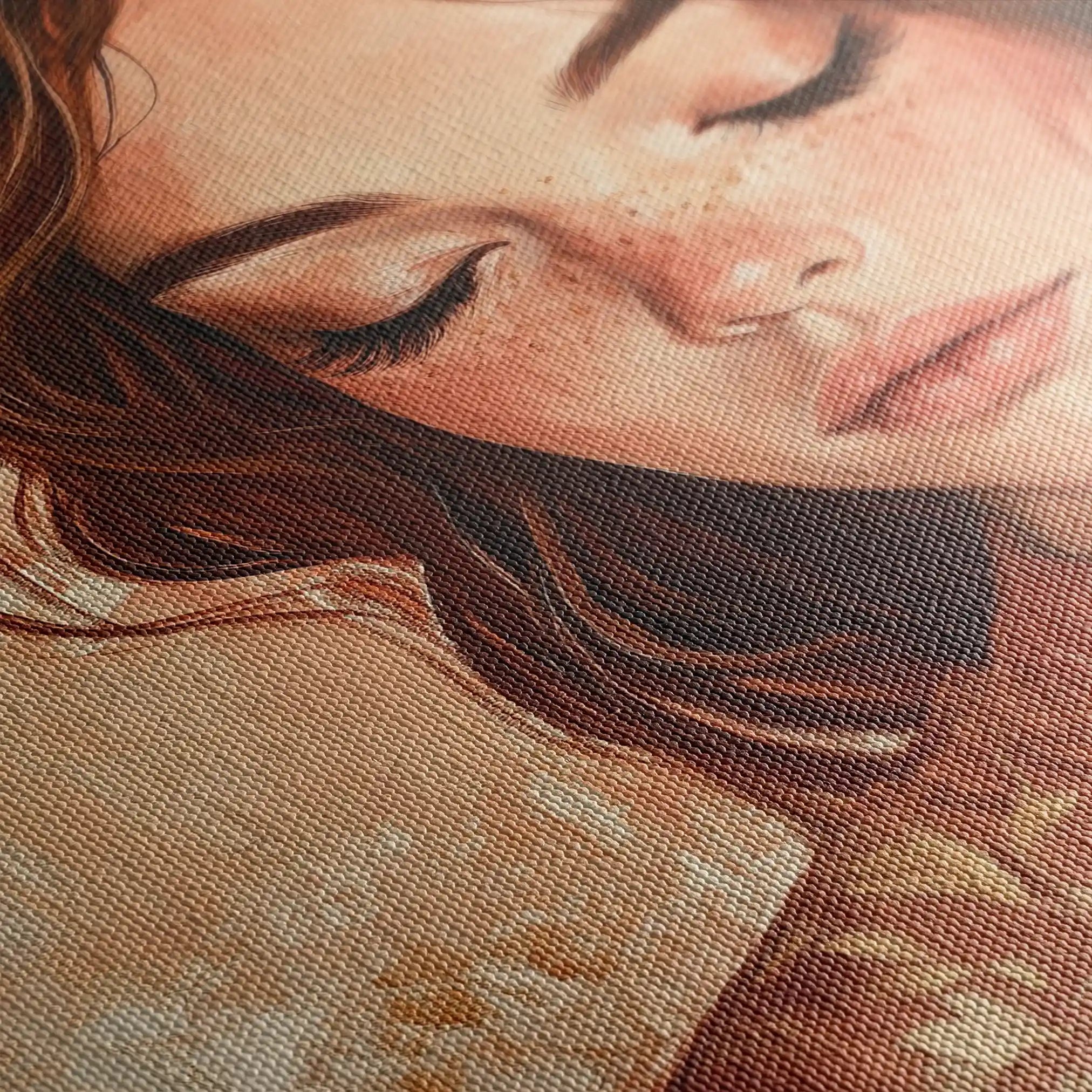 Portrait 171 Canvas Art 90 x 60 cm / Stretched on hidden frame