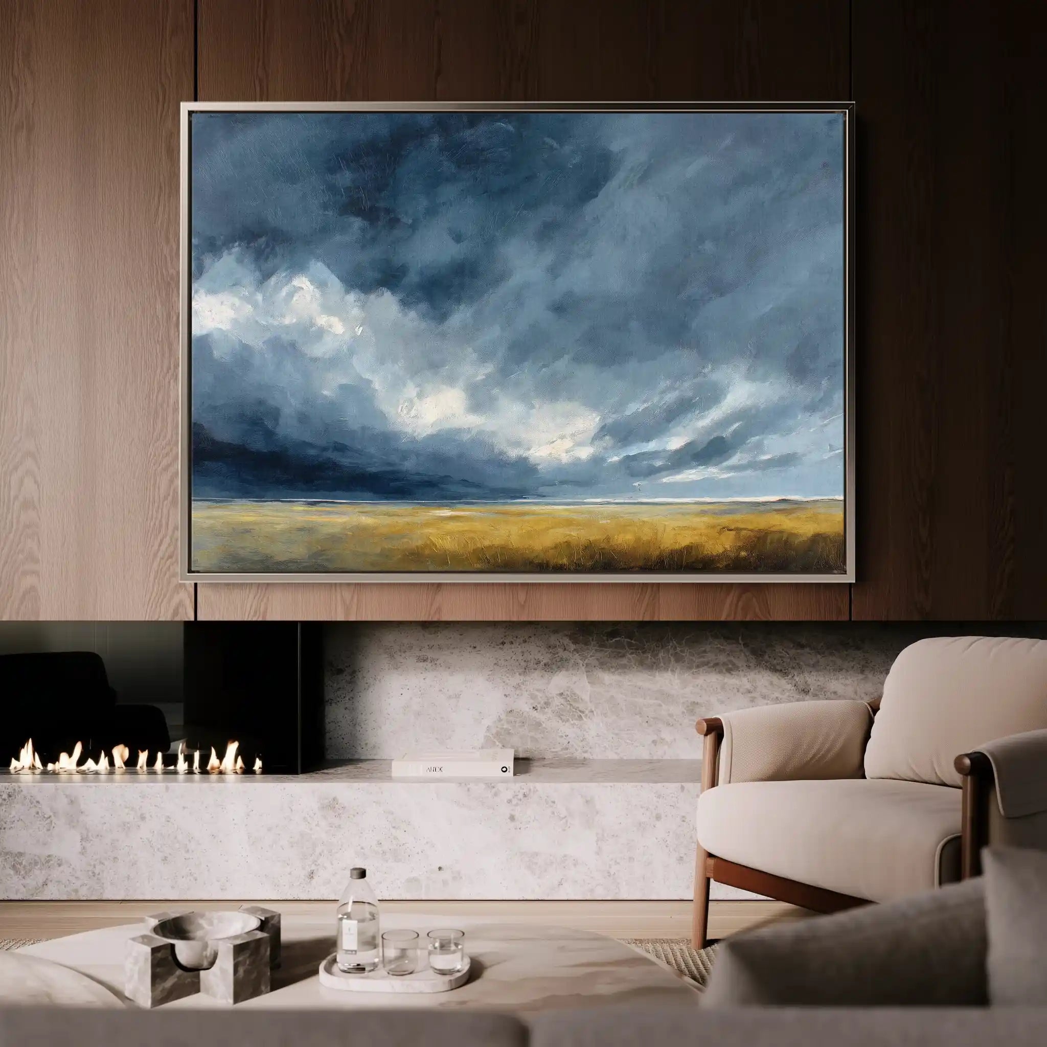 Abstract 1713 Canvas Art 60 x 40 cm / Stretched on hidden frame