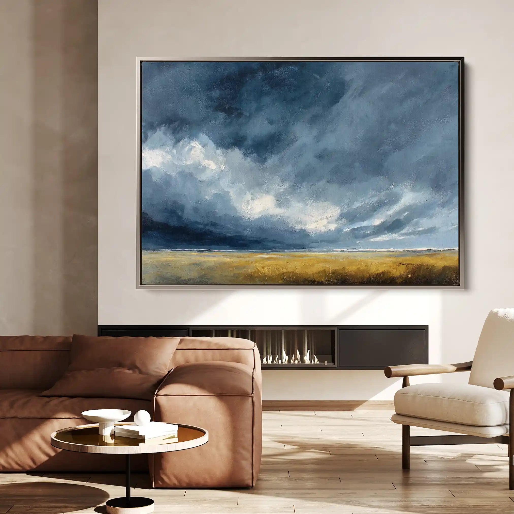 Abstract 1713 Canvas Art 60 x 40 cm / Stretched on hidden frame