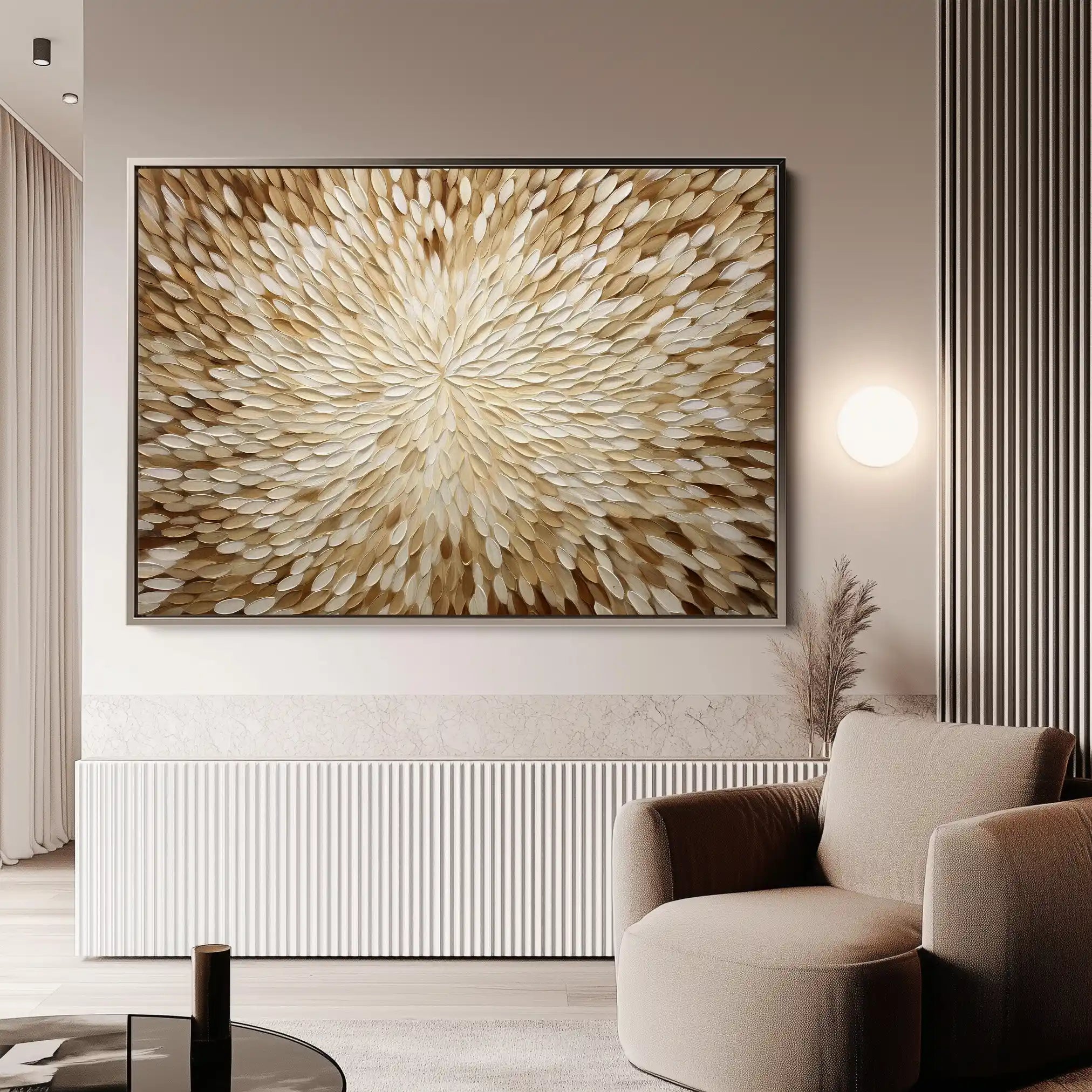 Abstract 1714 Canvas Art 60 x 40 cm / Stretched on hidden frame