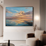 Abstract 1715 Canvas Art 60 x 40 cm / Stretched on hidden frame