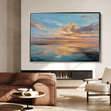 Abstract 1715 Canvas Art 60 x 40 cm / Stretched on hidden frame