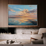 Abstract 1715 Canvas Art 60 x 40 cm / Stretched on hidden frame