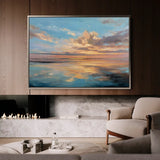 Abstract 1715 Canvas Art 60 x 40 cm / Stretched on hidden frame