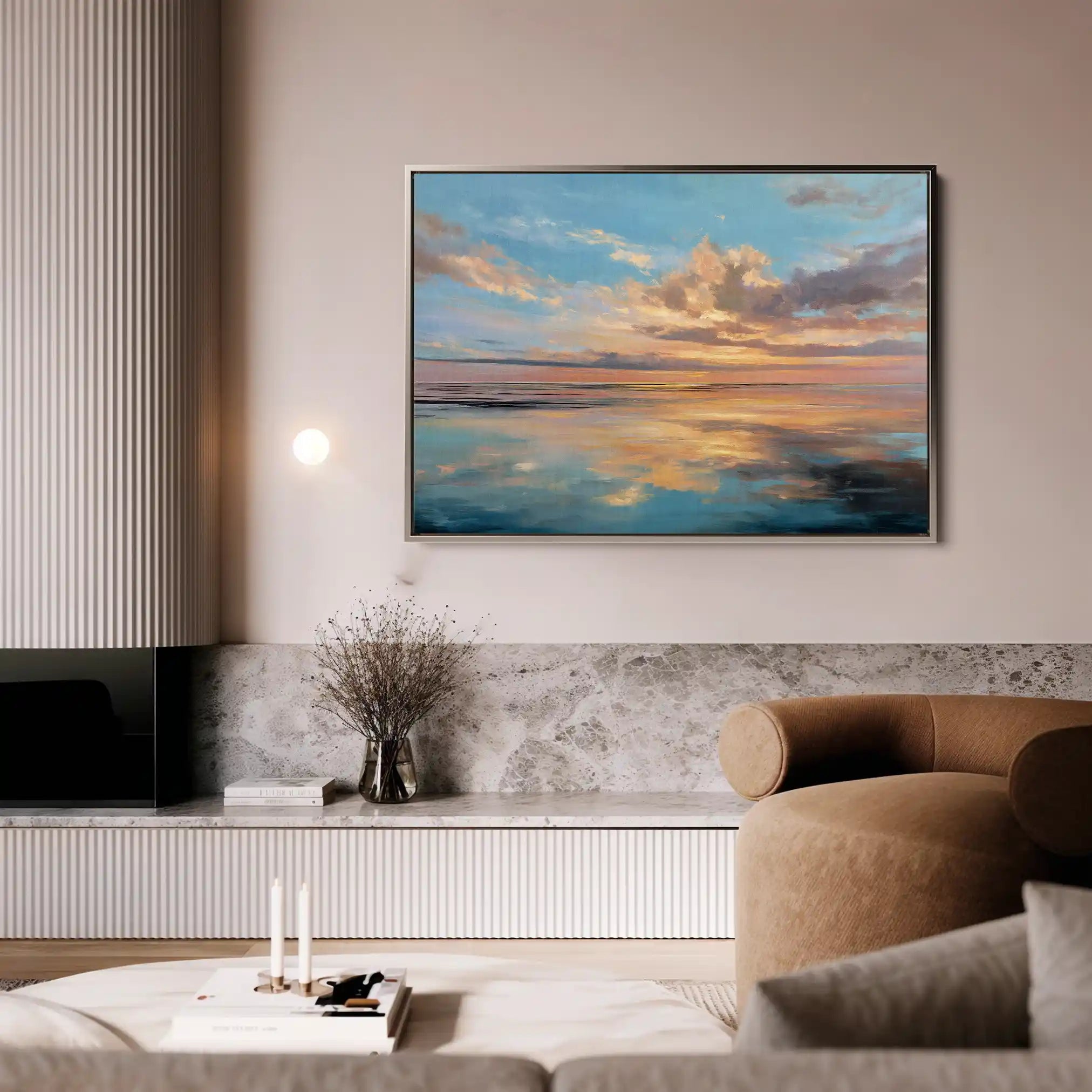 Abstract 1715 Canvas Art 60 x 40 cm / Stretched on hidden frame