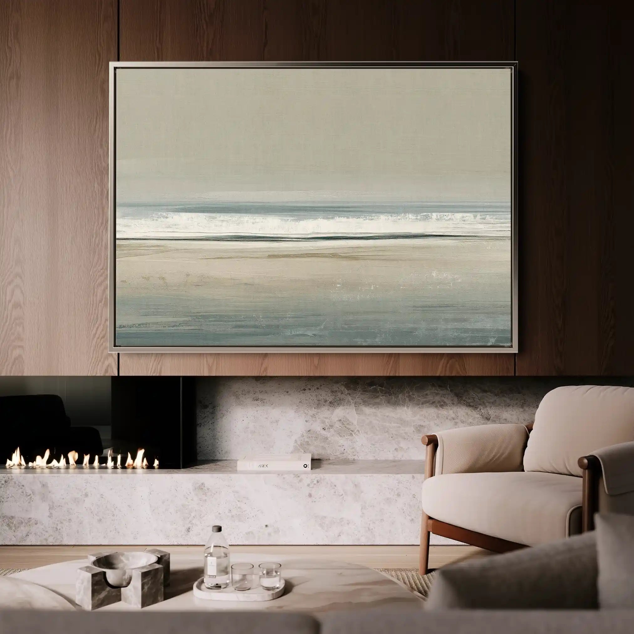 Abstract 1717 Canvas Art 60 x 40 cm / Stretched on hidden frame
