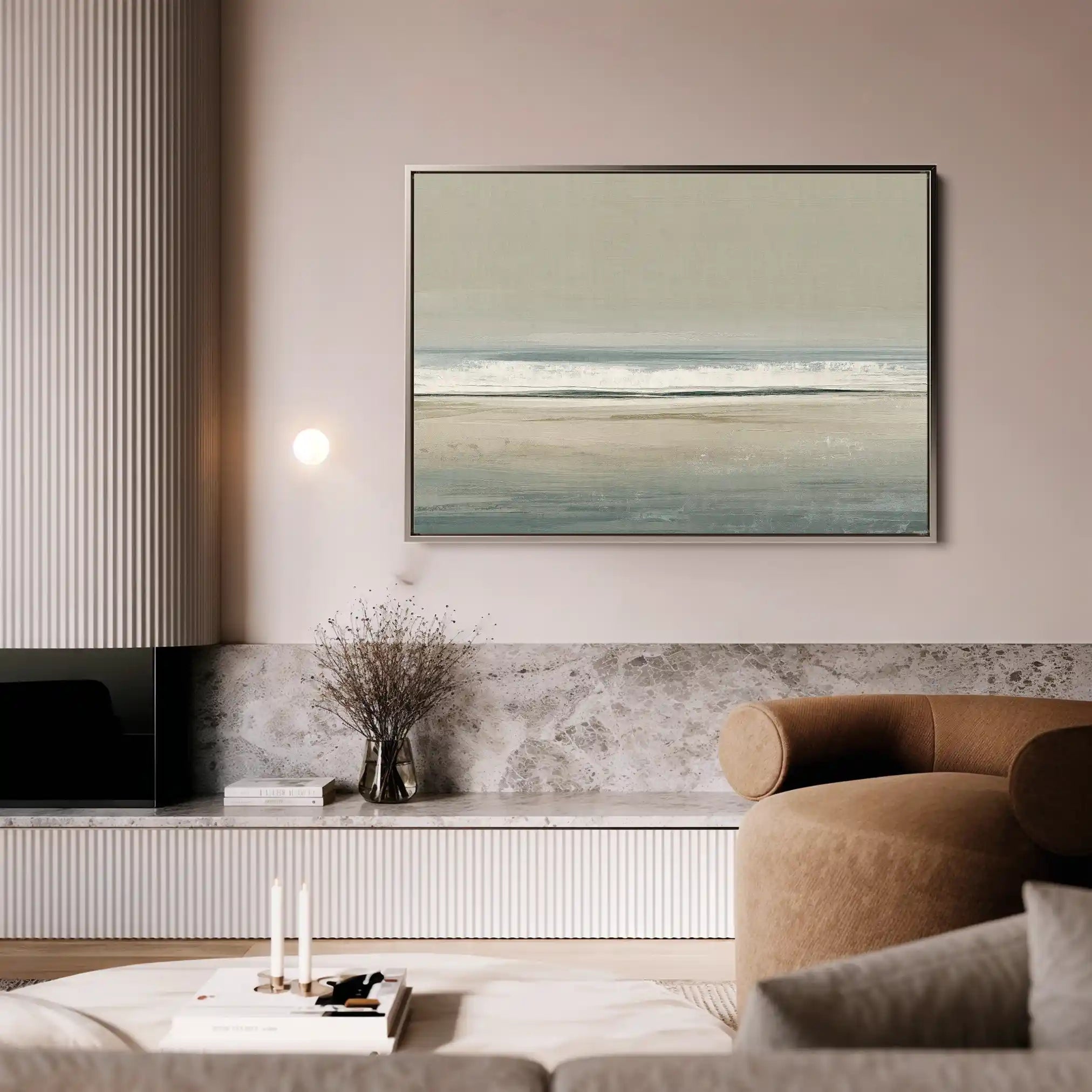 Abstract 1717 Canvas Art 60 x 40 cm / Stretched on hidden frame