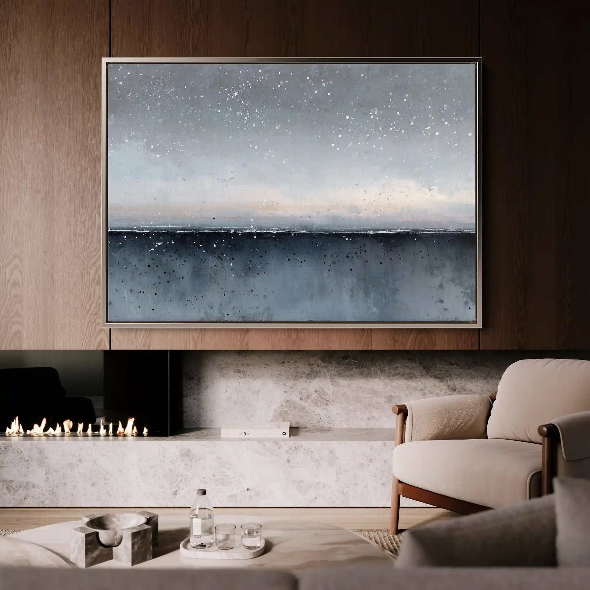Abstract 1719 Canvas Art 60 x 40 cm / Stretched on hidden frame