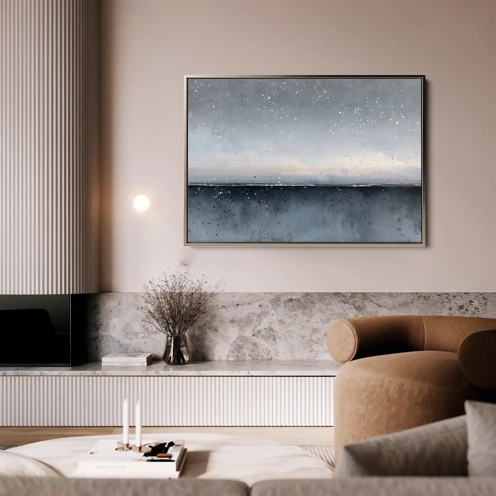 Abstract 1719 Canvas Art 60 x 40 cm / Stretched on hidden frame