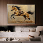 Horses 172 Canvas Art 90 x 60 cm / Stretched on hidden frame