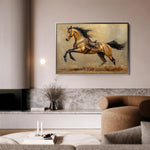Horses 172 Canvas Art 90 x 60 cm / Stretched on hidden frame