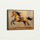 Horses 172 Canvas Art 90 x 60 cm / Stretched on hidden frame