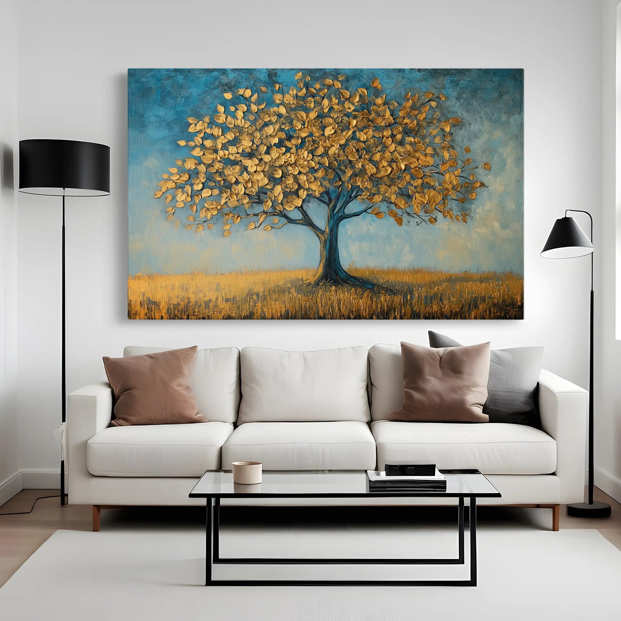 Landscape Canvas Wall Art WAD172-L 90 x 60 cm / Stretched on hidden frame