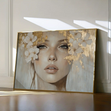 Portrait 172 Canvas Art 90 x 60 cm / Stretched on hidden frame