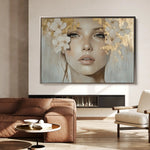 Portrait 172 Canvas Art 90 x 60 cm / Stretched on hidden frame