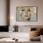 Portrait 172 Canvas Art 90 x 60 cm / Stretched on hidden frame