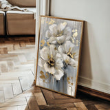 Floral Canvas Wall Art WAD173-F 90 x 60 cm / Stretched on hidden frame