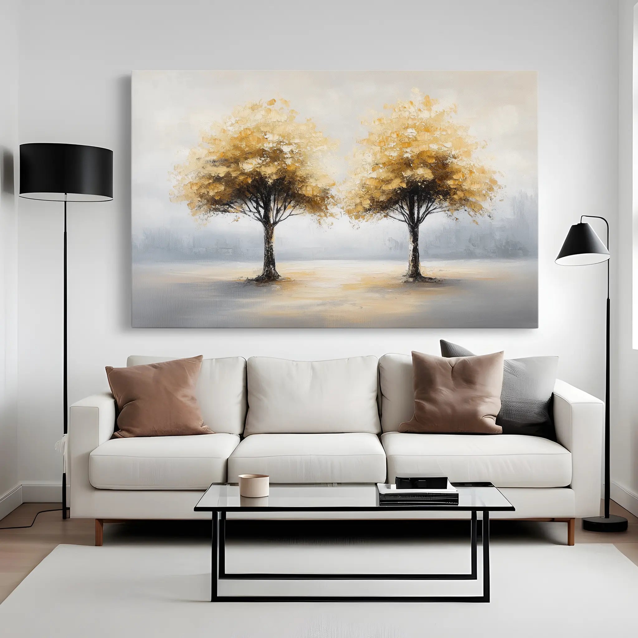 Landscape Canvas Wall Art WAD173-L 90 x 60 cm / Stretched on hidden frame