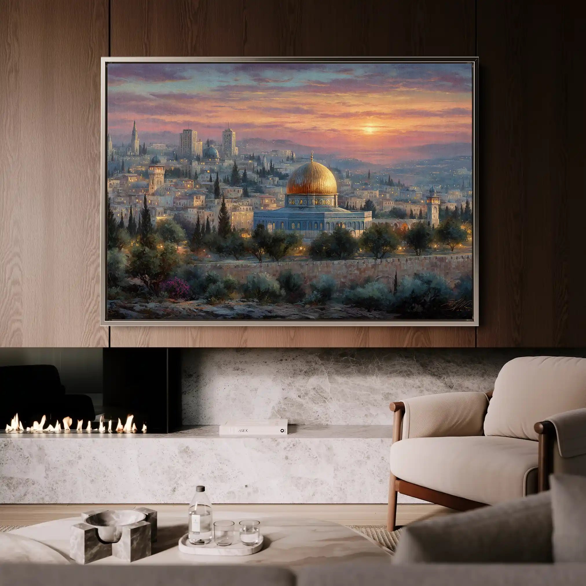 Palestine 173 Canvas Art 60 x 40 cm / Stretched on hidden frame