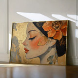 Portrait 173 Canvas Art 90 x 60 cm / Stretched on hidden frame