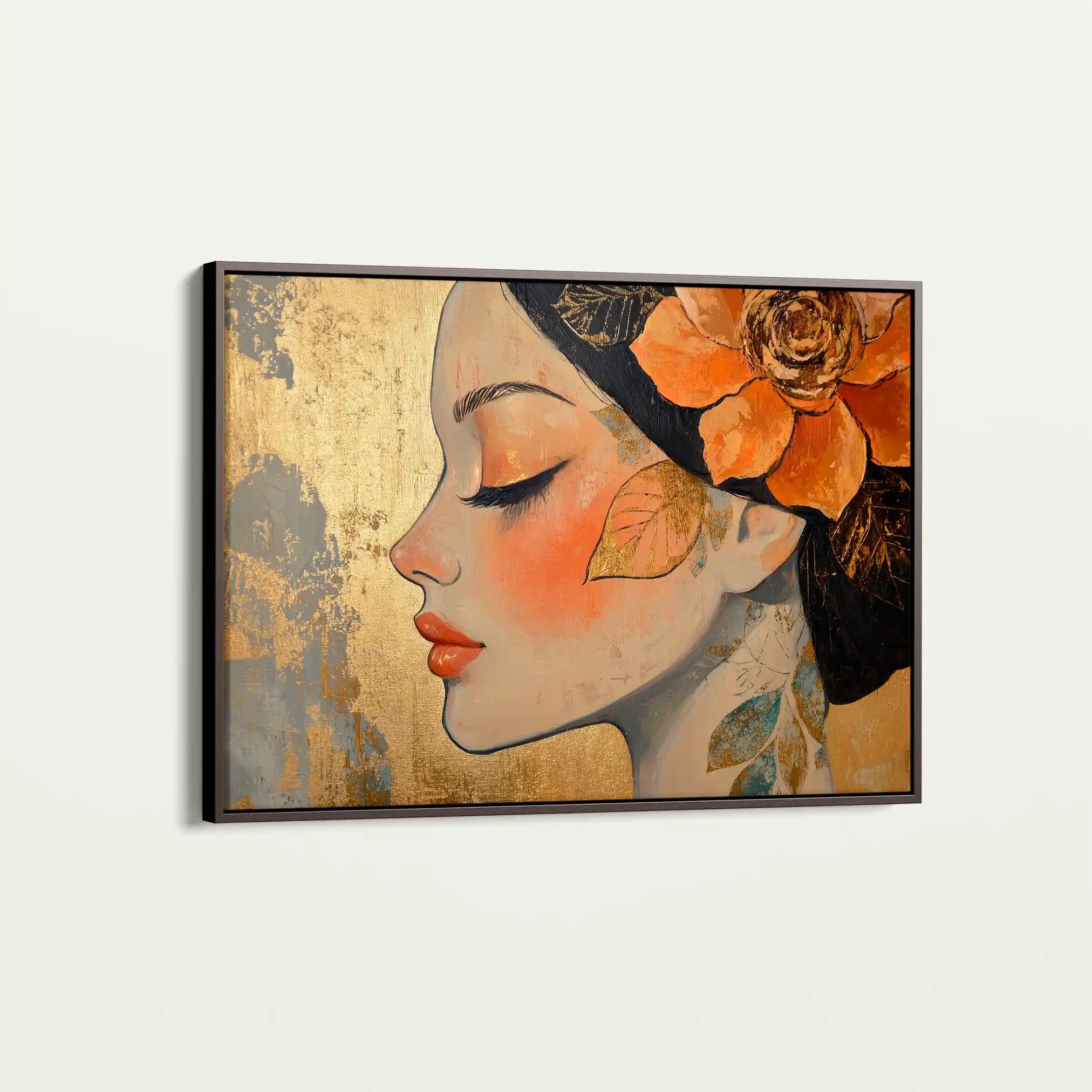 Portrait 173 Canvas Art 90 x 60 cm / Stretched on hidden frame