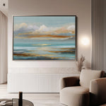 Abstract 1733 Canvas Art 60 x 40 cm / Stretched on hidden frame