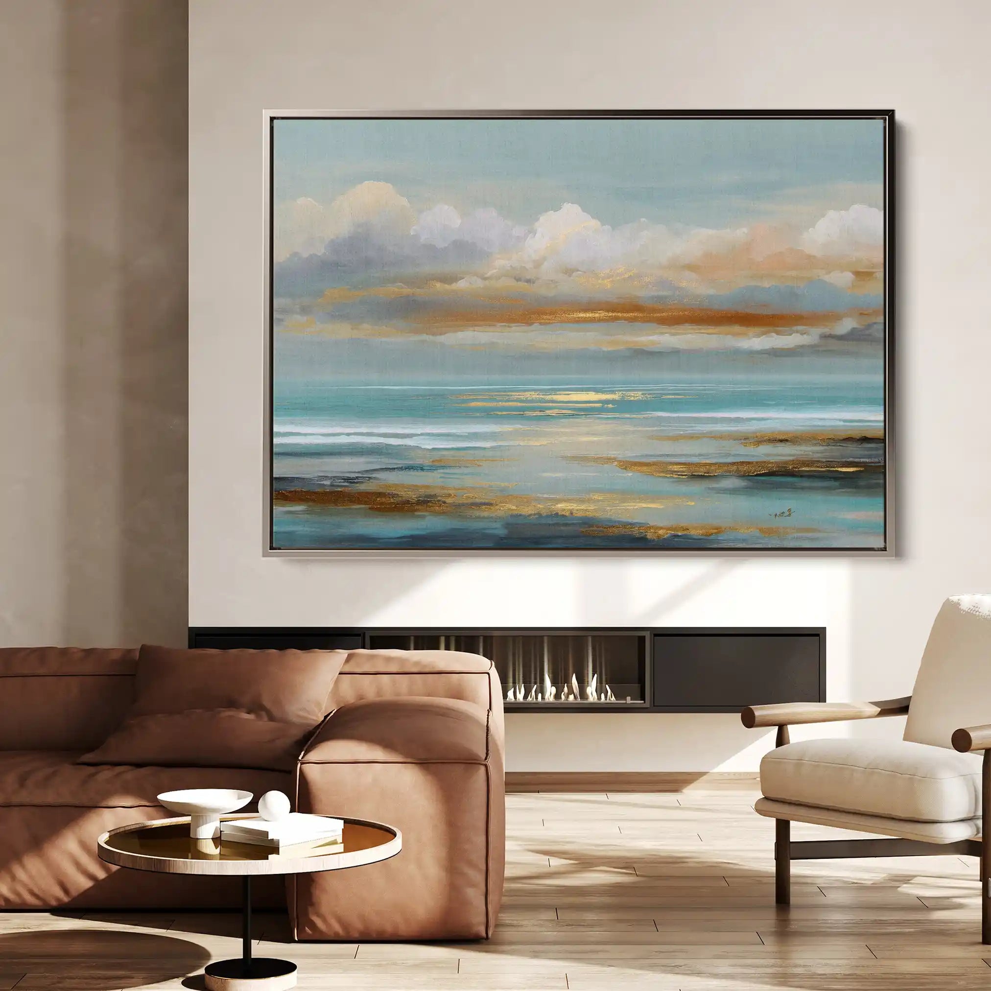 Abstract 1733 Canvas Art 60 x 40 cm / Stretched on hidden frame