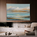 Abstract 1733 Canvas Art 60 x 40 cm / Stretched on hidden frame