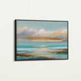 Abstract 1733 Canvas Art 60 x 40 cm / Stretched on hidden frame