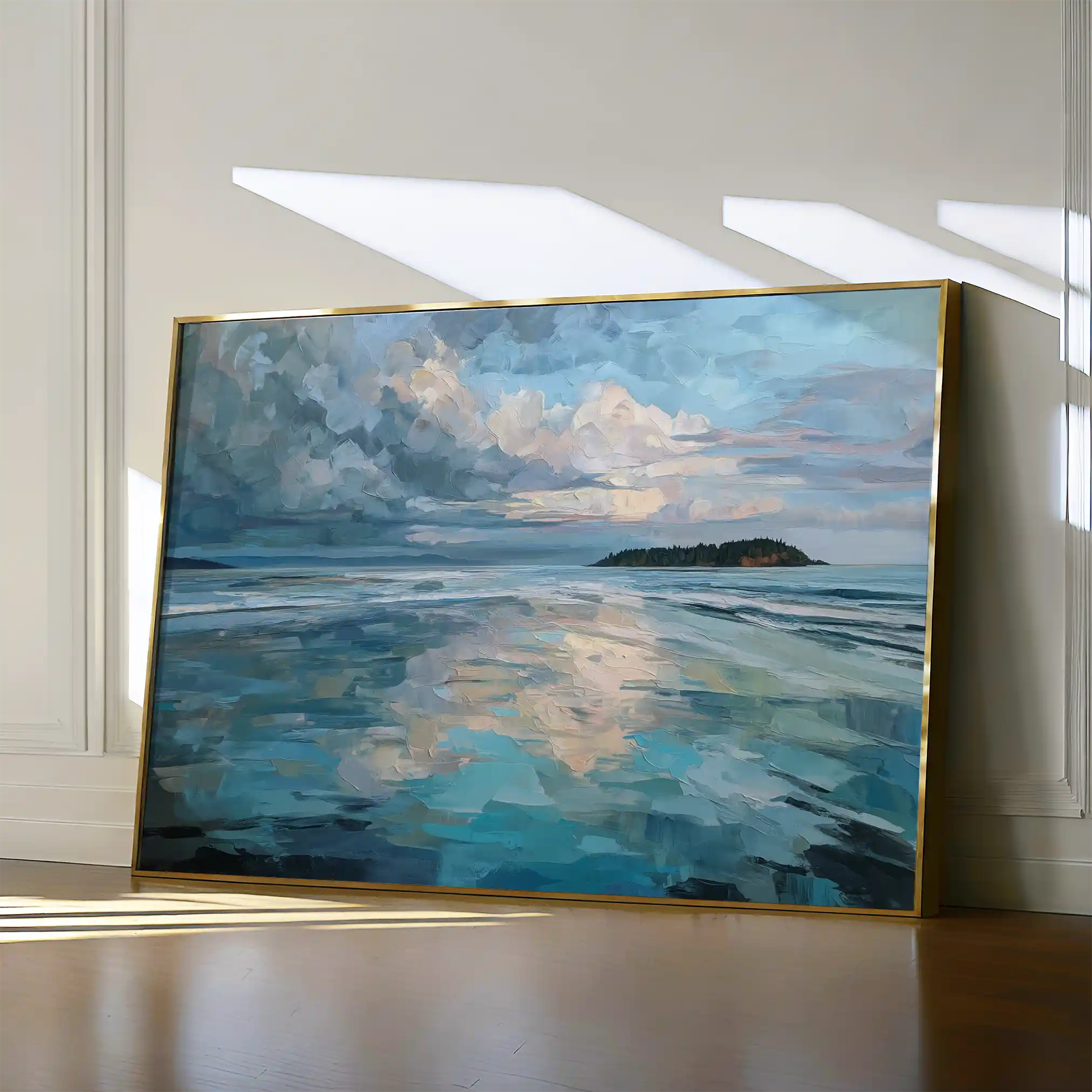 Abstract 1734 Canvas Art 60 x 40 cm / Stretched on hidden frame