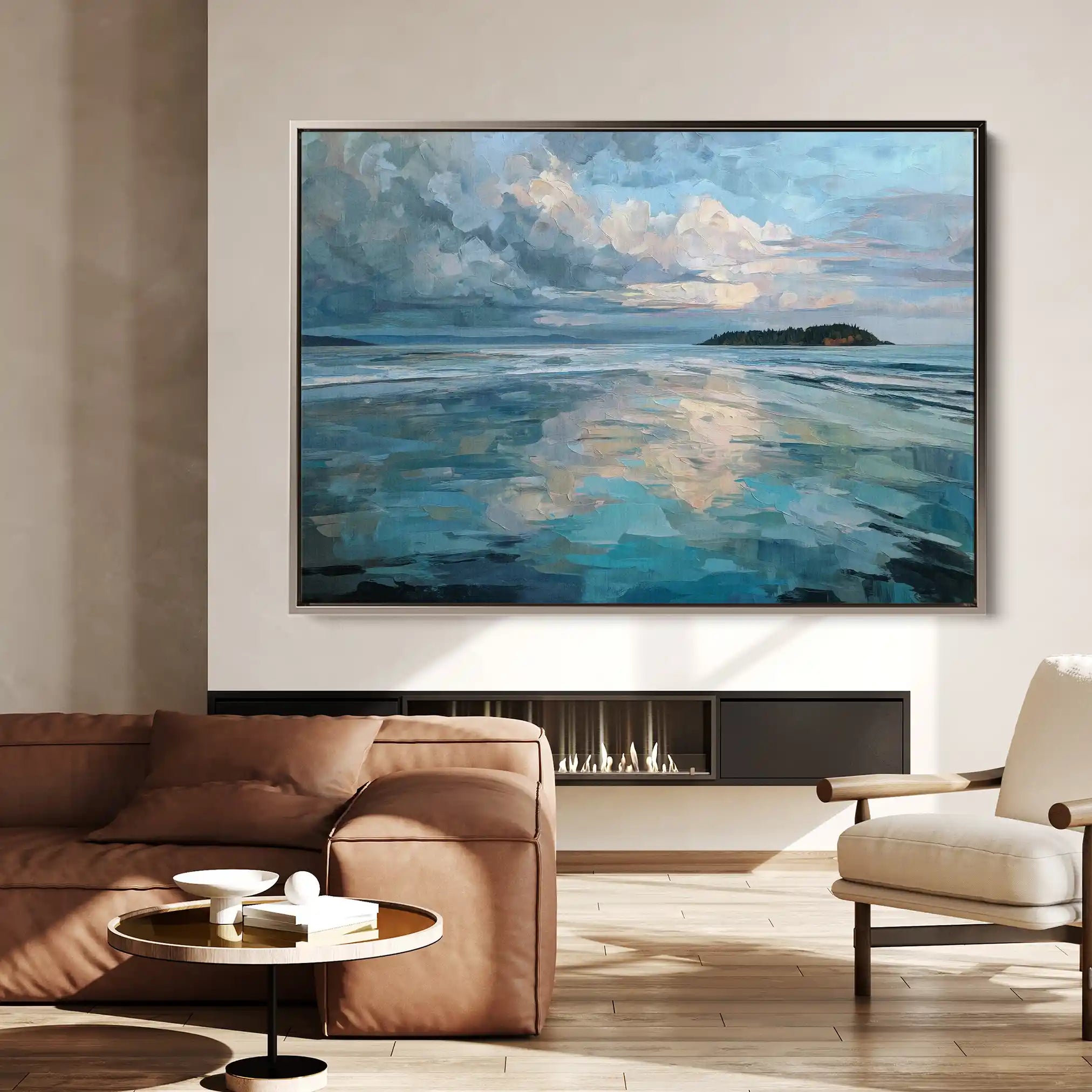 Abstract 1734 Canvas Art 60 x 40 cm / Stretched on hidden frame