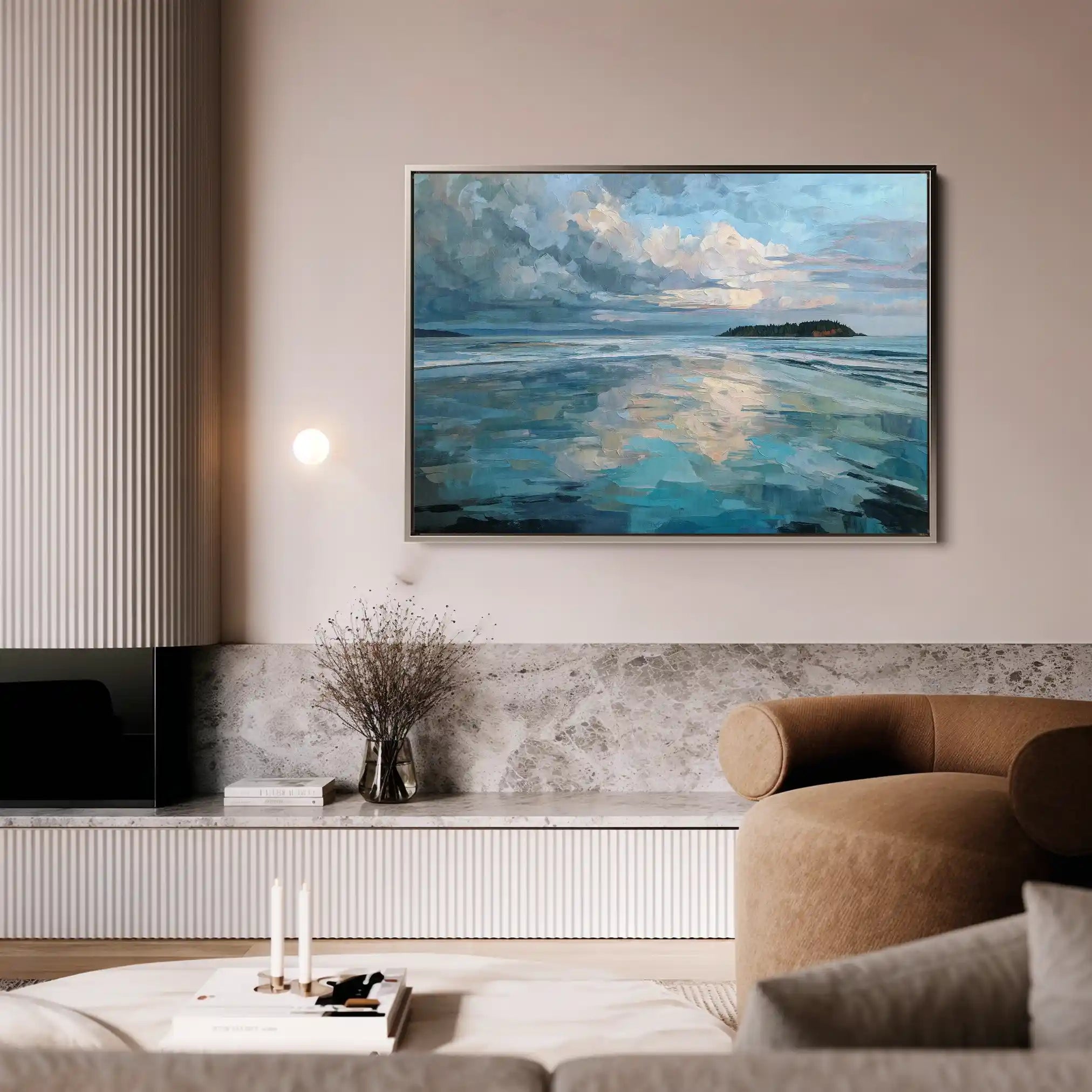 Abstract 1734 Canvas Art 60 x 40 cm / Stretched on hidden frame