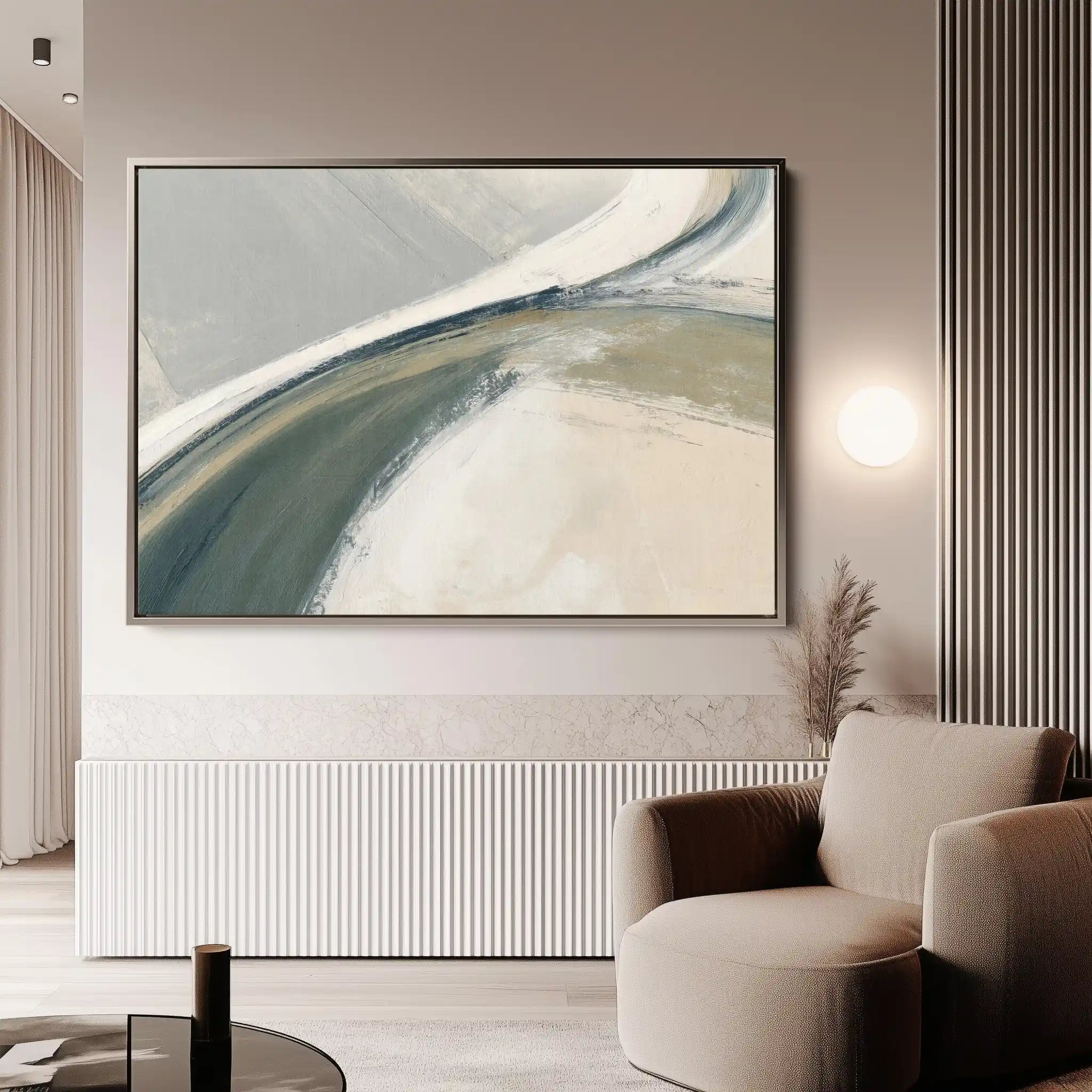 Abstract 1736 Canvas Art 60 x 40 cm / Stretched on hidden frame