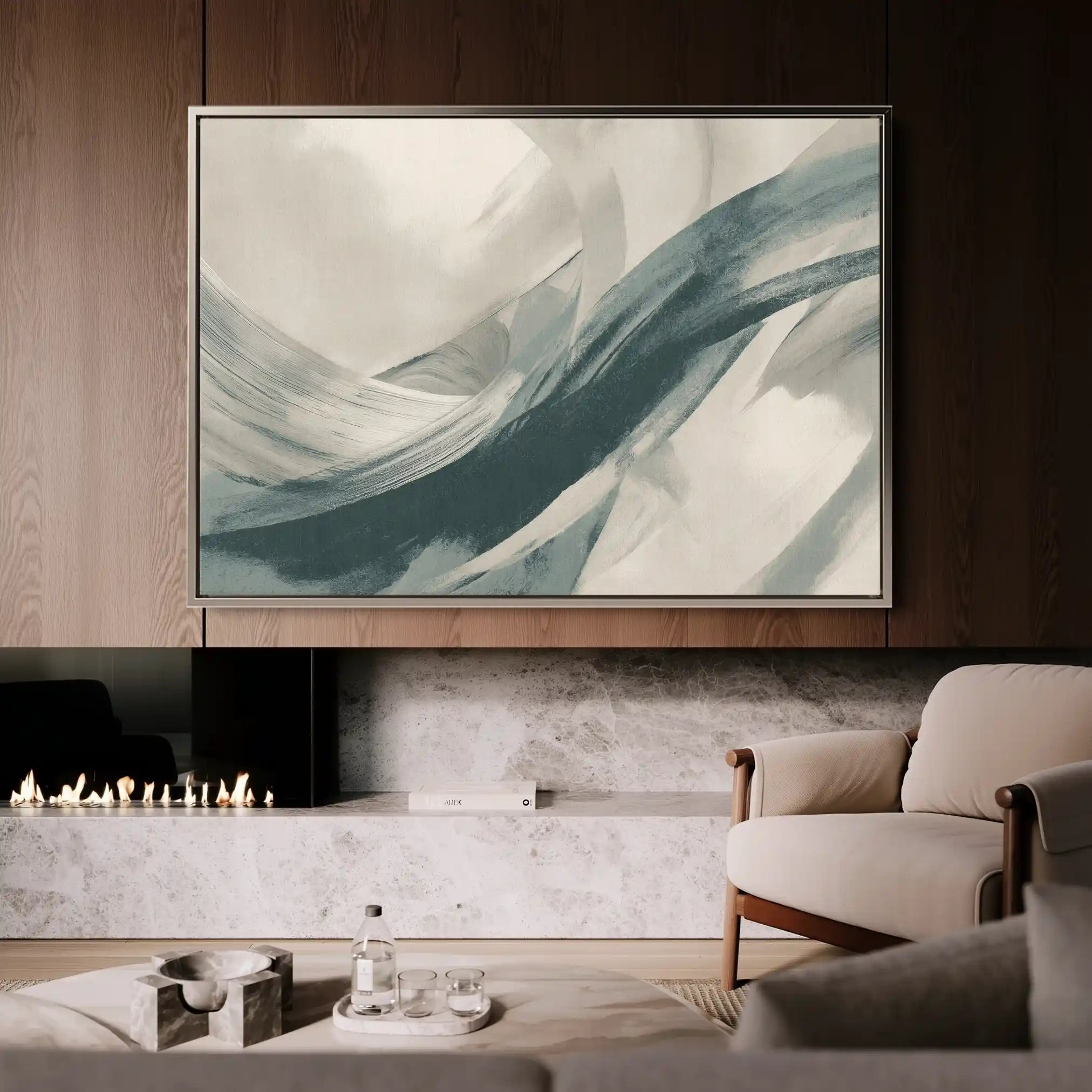 Abstract 1739 Canvas Art 60 x 40 cm / Stretched on hidden frame