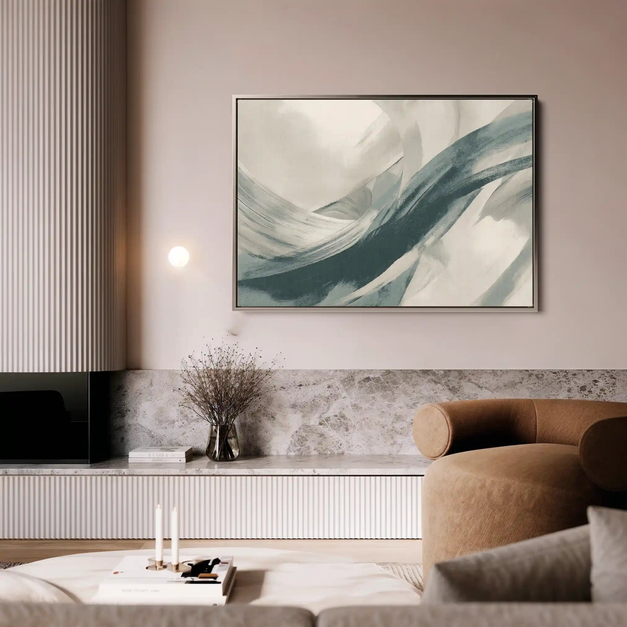 Abstract 1739 Canvas Art 60 x 40 cm / Stretched on hidden frame