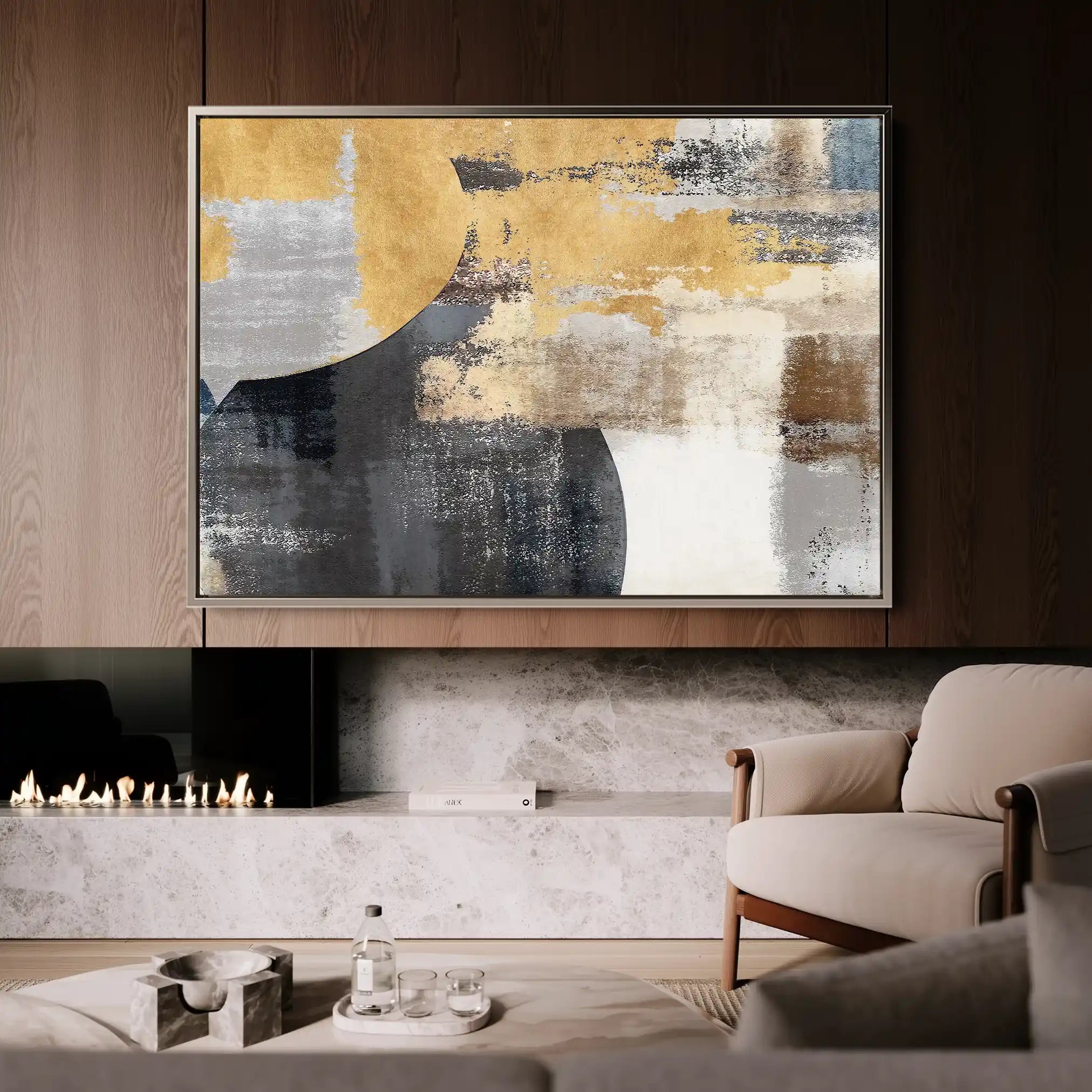 Abstract 174 Canvas Art 60 x 40 cm / Stretched on hidden frame