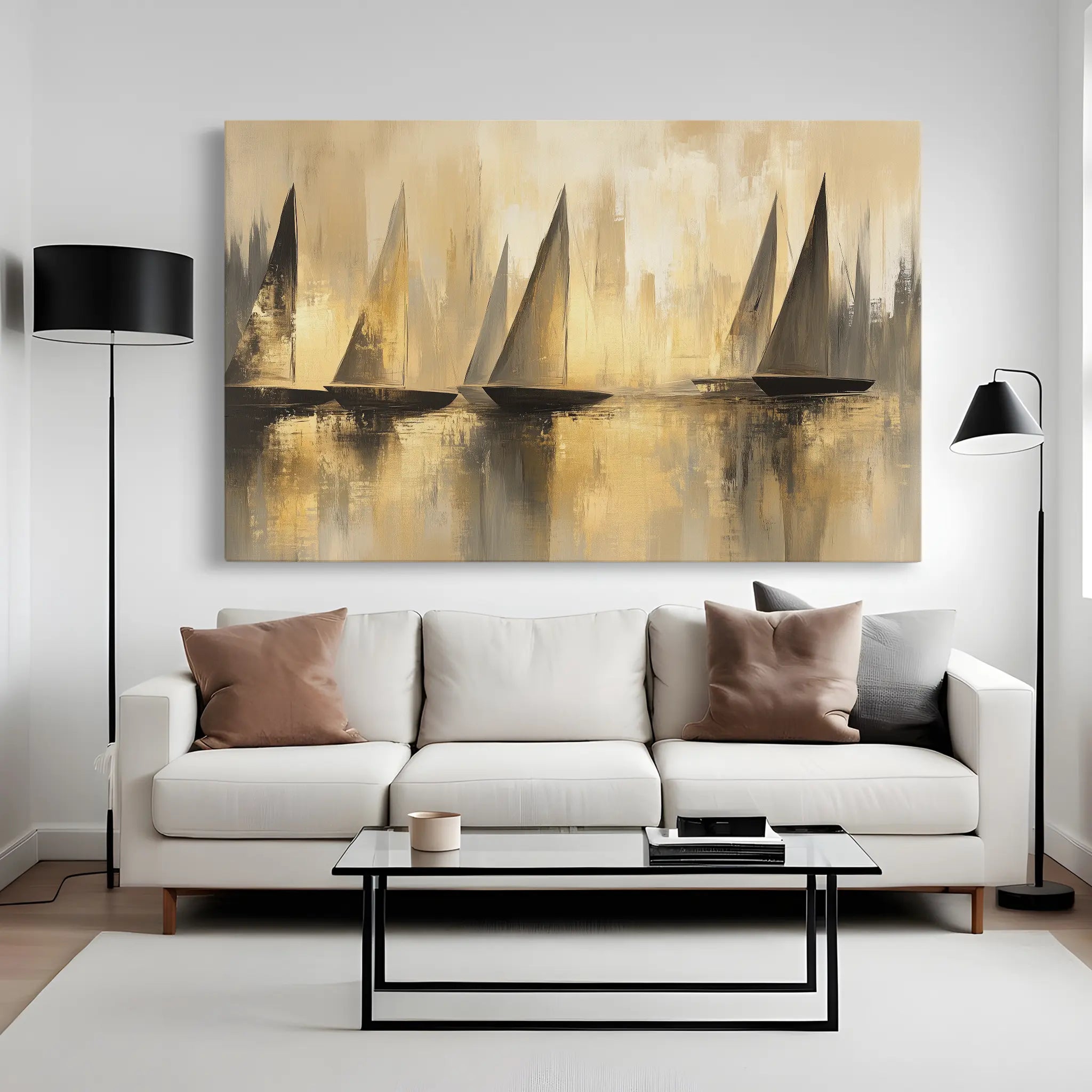 Landscape Canvas Wall Art WAD174-L 90 x 60 cm / Stretched on hidden frame