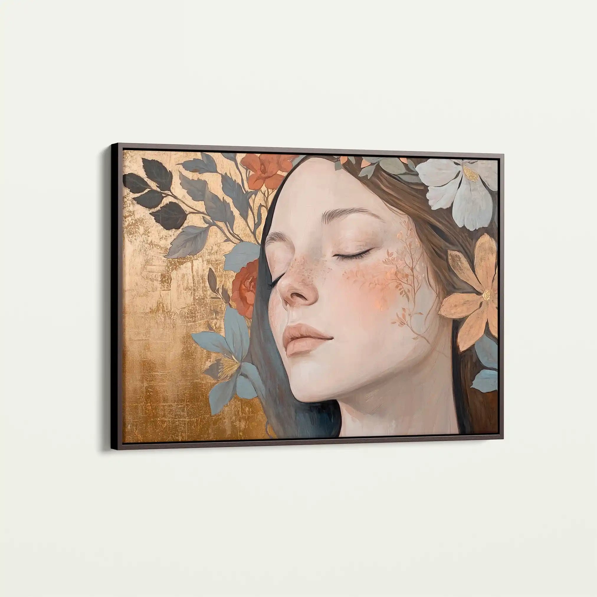 Portrait 174 Canvas Art 90 x 60 cm / Stretched on hidden frame