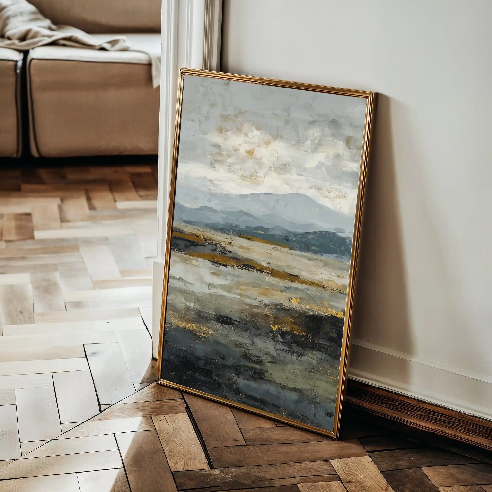Abstract 1741 Canvas Art 60 x 40 cm / Stretched on hidden frame