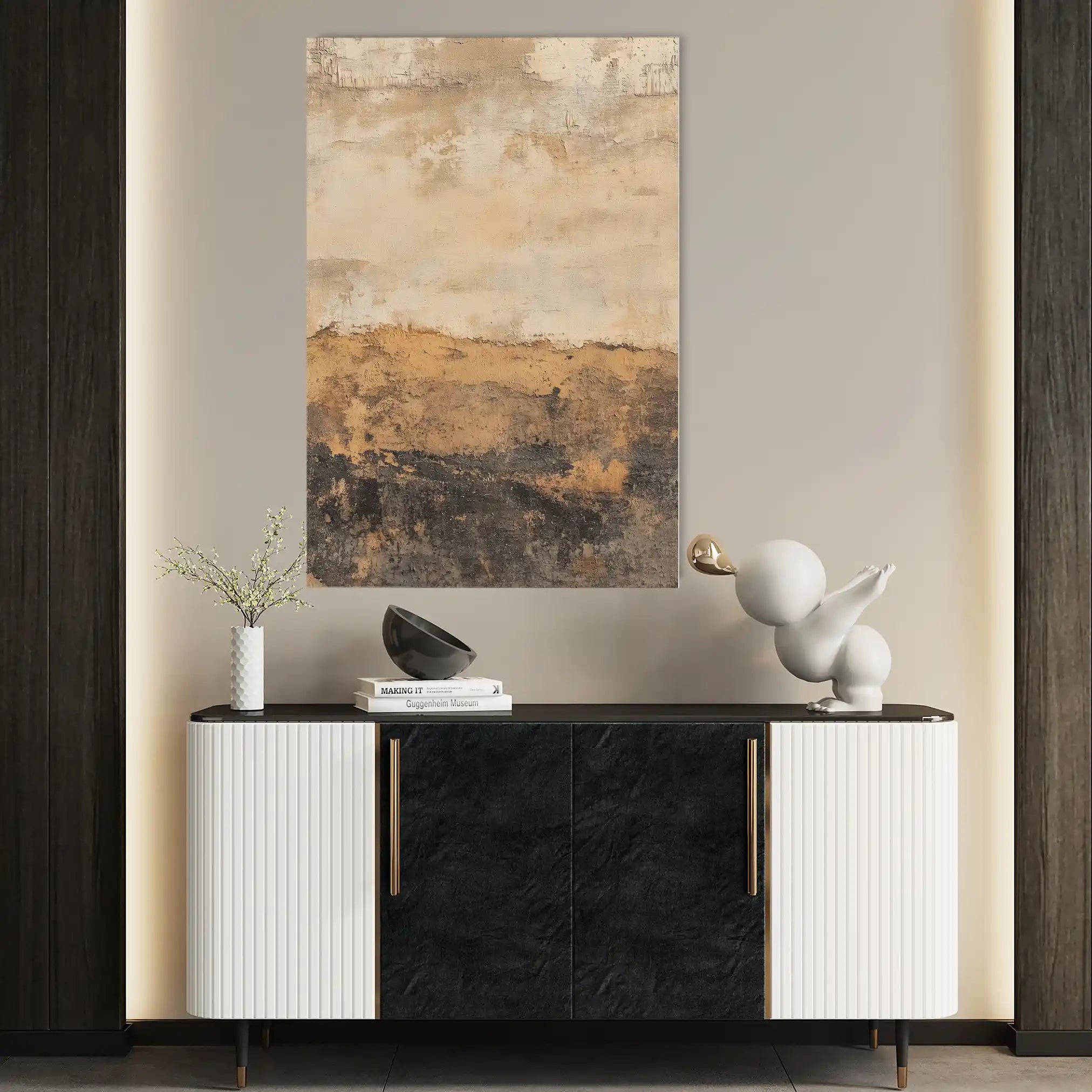 Abstract 1742 Canvas Art 60 x 40 cm / Stretched on hidden frame