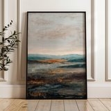 Abstract 1744 Canvas Art 60 x 40 cm / Stretched on hidden frame