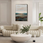 Abstract 1744 Canvas Art 60 x 40 cm / Stretched on hidden frame