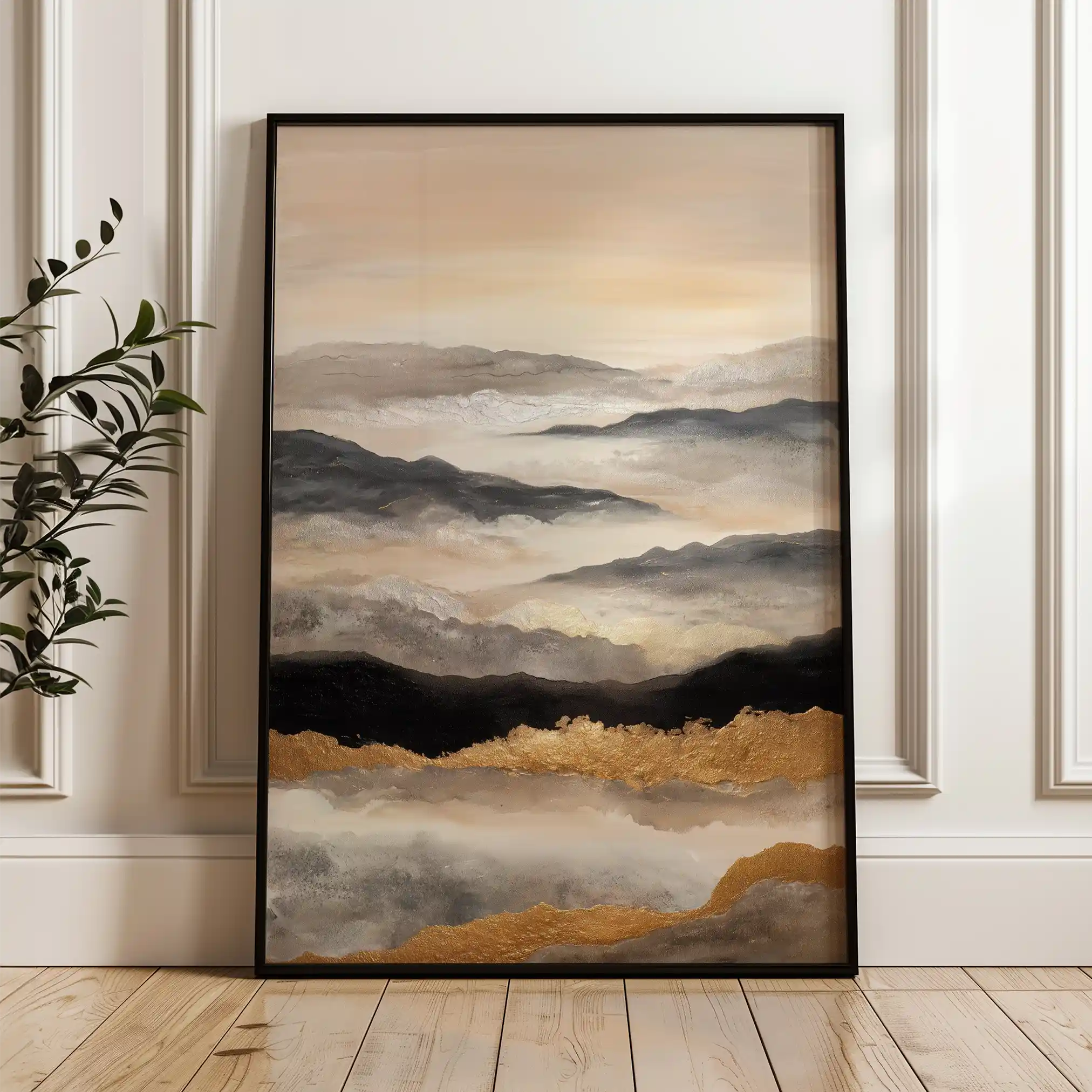 Abstract 1747 Canvas Art 60 x 40 cm / Stretched on hidden frame