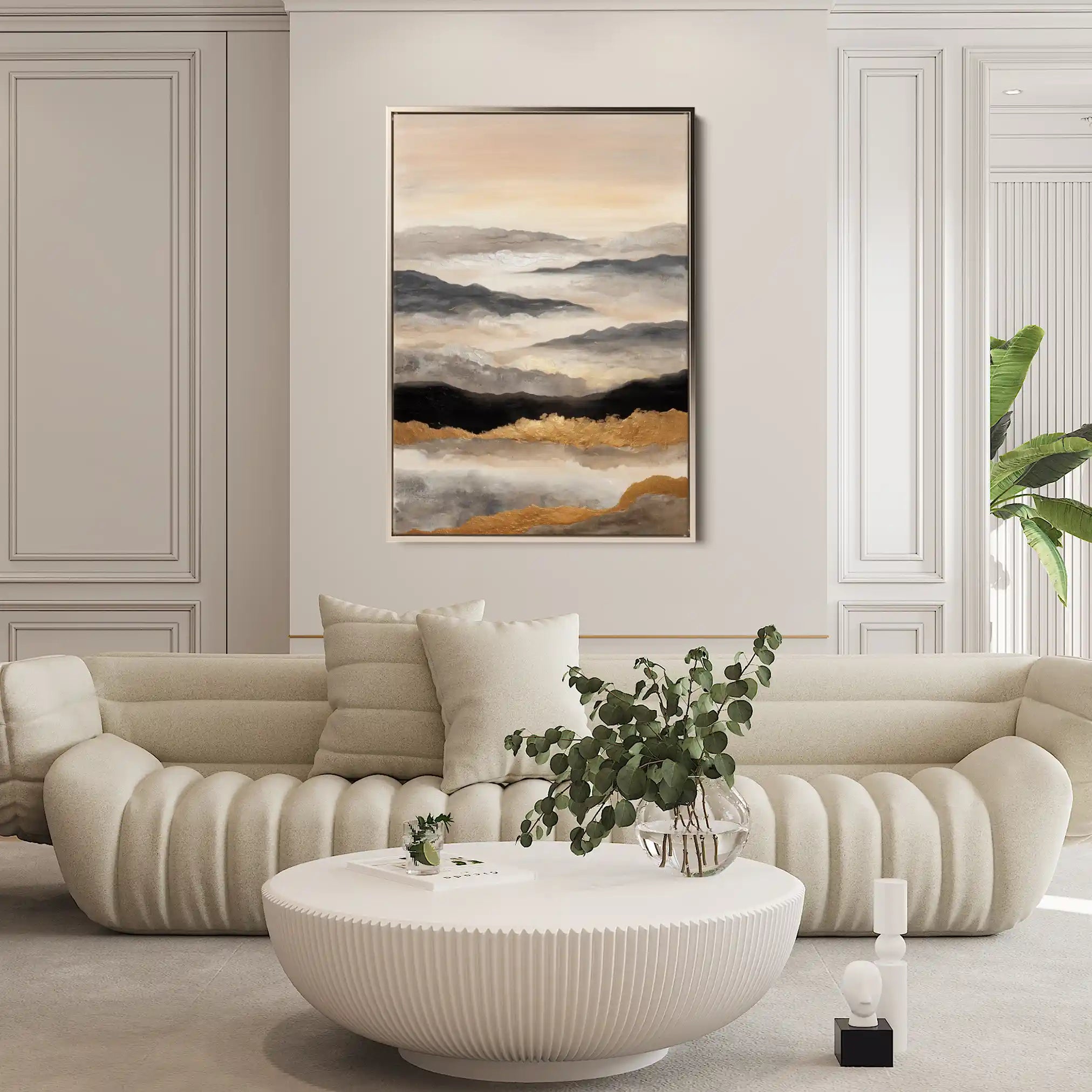 Abstract 1747 Canvas Art 60 x 40 cm / Stretched on hidden frame